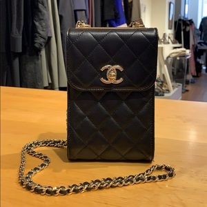 CHANEL Trendy CC Phone Holder Cross Body Bag